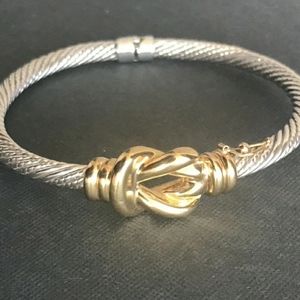 JTL Designer 14K YG & Sterling Silver Bracelet